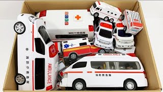 救急車のミニカー走る! 緊急走行テスト☆坂道走行| Ambulance minicar runs on a slope! Emergency driving test