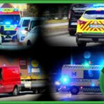 NEW CLIPS fire & rescue combivideo brandbil og ambulance i udrykning feuerwehr einsatzfahrt 緊急走行 消防車