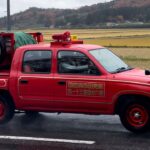 新発田市消防団（小型ポンプ積載車）　緊急走行