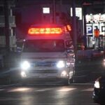 【救急西1故障中】　『ハーモニックサイレン！』草加八潮消防局(救急車) ハイメディック中期型　草加北2。　緊急走行シーン！