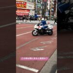 警察　白バイ　自転車の信号無視を見逃さなかった！！ソワソワしていた隊員。既に来ると直感か？#警察 #白バイ#緊急出動#緊急走行#サイレンあり#警察庁 #警察24時 #japan #交通#交通機動隊