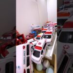 救急車ミニカーが走ります！坂道緊急走行☆Ambulance mini-car races! Emergency slope drive☆