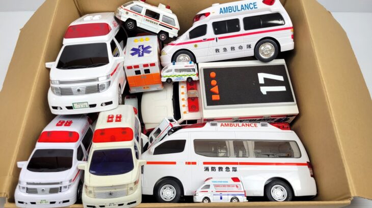 救急車のミニカーが坂道走る。緊急走行テスト。サイレンあり｜ Ambulance minicar runs in an emergency! Slope driving test.