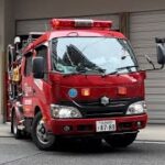 自火報鳴動！緊急出動する新町ST小隊#大阪市消防局 #消防車 #緊急走行