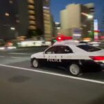 愛知県警察　パトカー　緊急走行