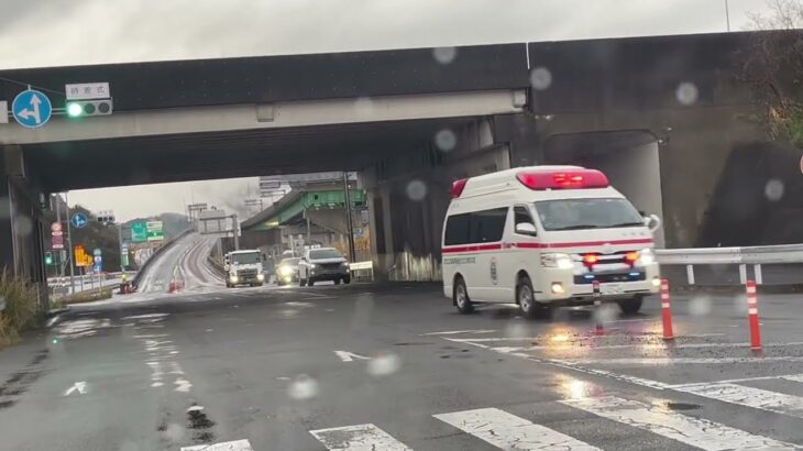 志太消防本部北分署救急車 緊急走行（高速救急事案？）