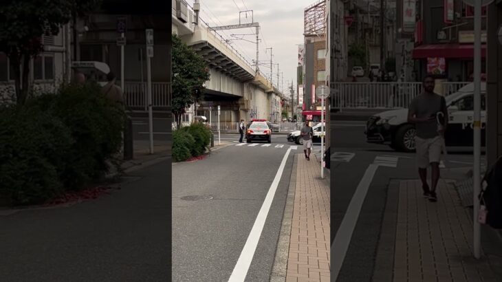 愛知県警察　中村警察署から緊急走行　　　　#パトカー #緊急走行