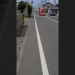 『モーターサイレンの瞬間‼️】 越谷市消防局・谷中1P(ポンプ車) 緊急走行🚨　速すぎる‼️