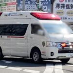 【救急車 緊急走行】トヨタ ハイメディック 大阪南消防組合（大阪南消防局） 富田林消防署 河南出張所 高規格救急車（河南31）