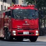 【中央区救急支援】間も無く引退の5t水槽車！！東京消防庁から完全に消滅！！高島屋にて女性が倒れ意識がないとのこと！#緊急走行 #緊急車両 #東京消防庁 #消防車 #ポンプ車 #firefighter