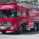 札幌市消防局 東消防署 救助工作車(東6)緊急走行