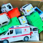 救急車のミニカー大出動! 緊急走行テスト! 市街地☆ Ambulance Deployment! Emergency Run! Siren Sounds