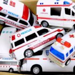 救急車のミニカーが走る！緊急走行！サイレン音あり。Ambulance miniature car runs! Emergency running! Siren sound available