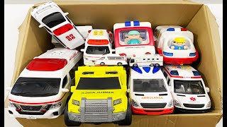 救急車のミニカー走る！緊急走行テスト！坂道走行です☆Ambulance minicar runs in an emergency with sirens sounding!