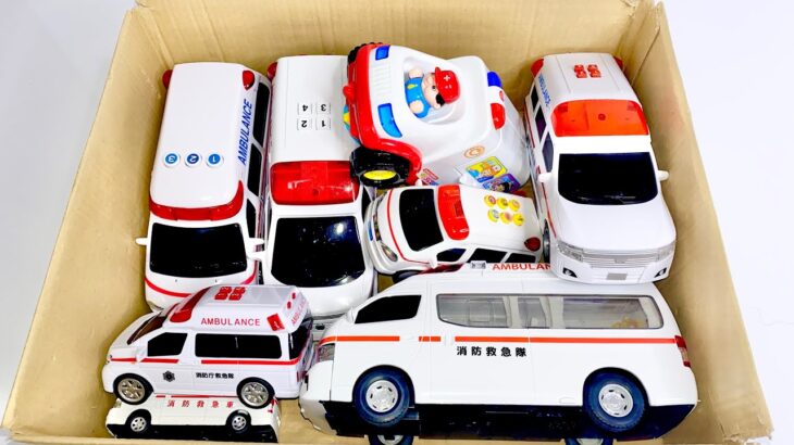 救急車のミニカー走る☆緊急走行テスト！ambulance minicar