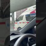 🚨響き渡るサイレン🚨救急車🚨緊急走行🚨赤色灯🚨🚨　#shorts