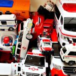 17 Miniature Ambulances Zooming! Emergency Run Test