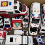 救急車のミニカー走るよ☆緊急走行テスト☆坂道走る☆サイレントあり☆ Ambulance miniature car runs! Emergensy driving test 2