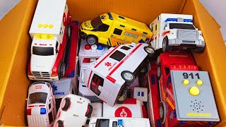 救急車のミニカー走る。緊急走行テスト。坂道走行です☆ Ambulance miniature car runs with sound in case of emergency!