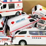 救急車のミニカーが走る！緊急走行テスト☆サイレン鳴ります☆Ambulance minicar runs in an emergency with siren sounds!