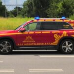 ST.KALUNDBORG (I3) ILD I AFFALD brandbil i udrykning Feuerwehr im Einsatzfahrt 緊急走行 消防車