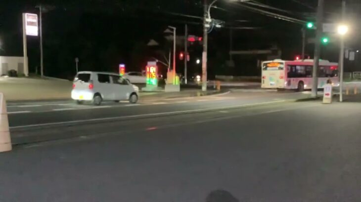 夜の我孫子を走るクラウンパトカー！#千葉県警察#パトカー#緊急走行#緊急車両