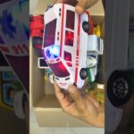 たくさんの『救急車』を箱にまとめ、坂道を走らせた！緊急走行テストします！ “Ambulance” Minicar runs the slope in an emergency