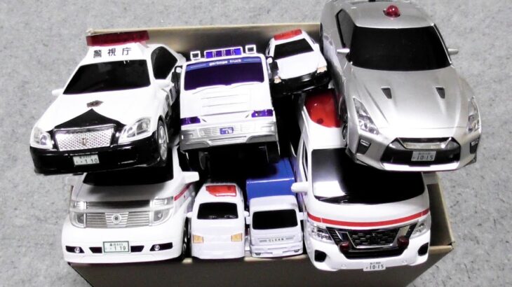 救急車　パトカー☆緊急走行テスト☆坂道走る☆Ambulance Police car ☆ Emergency driving test ☆ Driving uphill ☆