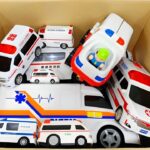 救急車のミニカー走る！緊急走行テスト！サイレンあり！Ambulance miniature car run! Emergency running test. With siren