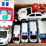 救急車パトカー消防車をチェック! 坂道を緊急走行するよ! Check out ambulance policecar bump truck! run on the slope.