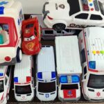 救急車パトカー消防車をチェック! 坂道を緊急走行するよ! Check out ambulance policecar bump truck! run on the slope.