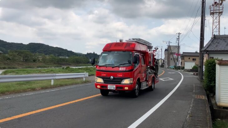 【消防車緊急走行】救急車に続き消防車がPA連携で駆け抜ける！