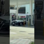 激写🚨ガソリンスタンドで給油中のパトカー🚨兵庫県警🚨　#shorts