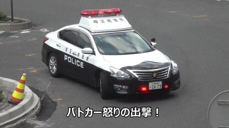 【一時不停止】どうして止まらぬレクサスにパトカー怒りの出撃!!