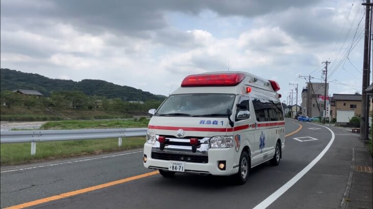 【救急車緊急走行】日に日に増える救急出動…曇り空の下をサイレン響かせ駆け抜ける！