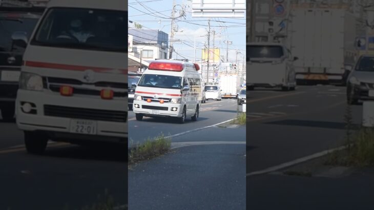 【まだまだ現役ハイメ初期型‼️】救急車　緊急走行🚨