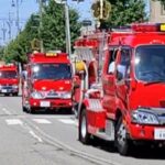 【サイレンが鳴りやまない】推定約1キロの消防車両がサイレン全開で緊急走行！！Many fire trucks run urgently with sirens fully open