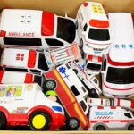 救急車 大小様々なミニカーが走る！坂道で緊急走行☆サイレンあり Ambulance Minicars of various sizes run.With siren sound