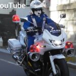 白バイ緊急走行集！CB1300Pスーパーボルドールのマフラー音が鳴り響く【ASMR】