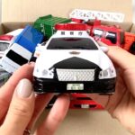 【サイレン有】救急車☆消防車☆パトカー☆ミニカーが坂道を緊急走行！！【With siren】Toy cars Working cars Check and ran☆Emergency driving！