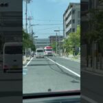 🚨響き渡るサイレン🚨救急車🚨緊急走行🚨赤色灯🚨　#shorts