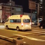 【緊急走行】救急出動‼ 熱帯夜の市街地を病院へ急ぐ救急７０１