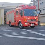 【油漏れ警戒出動】化学車緊急走行!!                        江南市消防本部   化学車