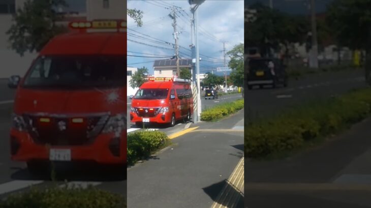 【緊急走行】鹿児島市消防局南指揮車