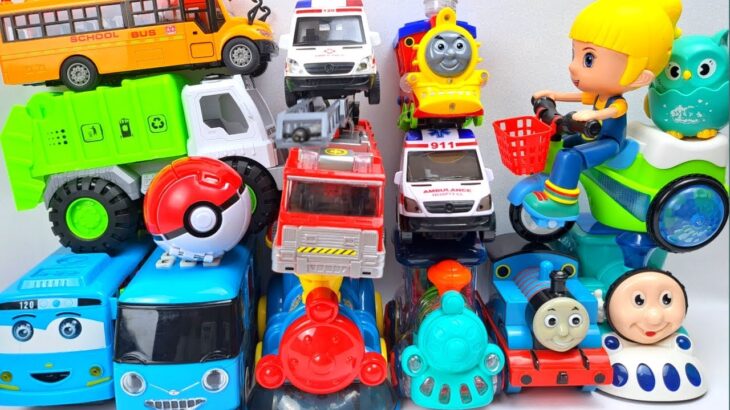 救急車のミニカーが走る！緊急走行 サイレンあり はたらくくるま トミカ BGM #4k #toys