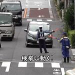 覆面セレナが…あろうことか空いている路線バスの真後ろを走る通行帯違反のフリード!!数十秒の違いで明暗が分かれたバス専用レーンの取締り!!