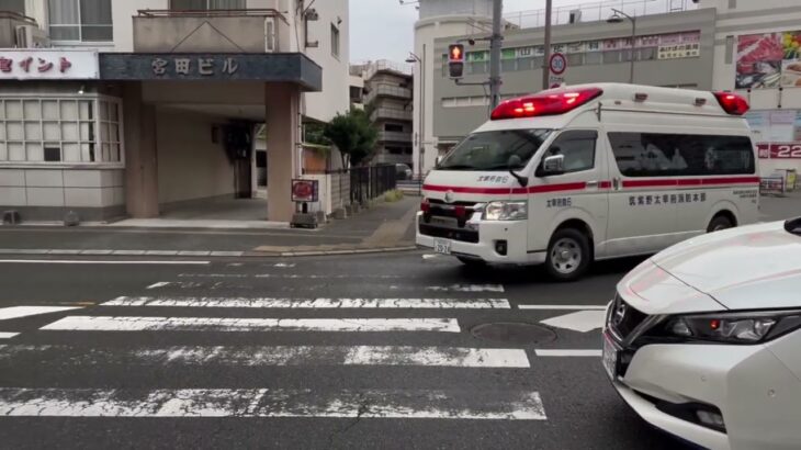 筑紫野太宰府消防本部救急6 アクティビーコンサイレント搭載の新車　緊急走行