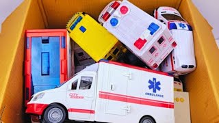 救急車ミニカーが走る！坂道緊急走行テスト！サイレンあり Ambulance miniature car runs! Emergency driving test with siren