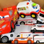 救急車のミニカー走る。緊急走行テスト！坂道走行☆ Ambulance miniature cars run, Emergency dribving test on the slope!