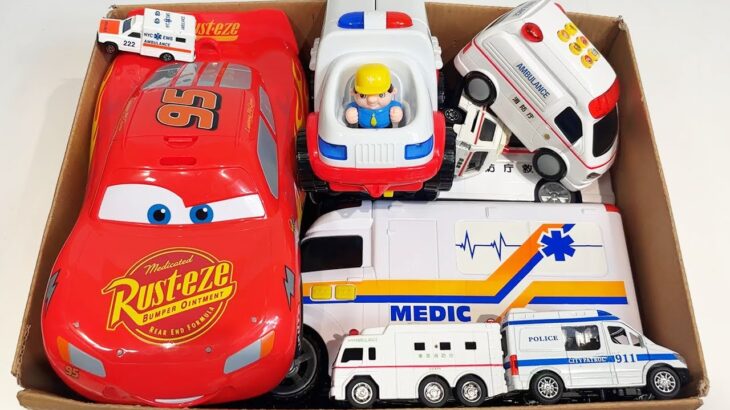 救急車のミニカー走る！緊急走行テスト！坂道走行です☆｜ Ambulance minicar runs in an emergency with sirens sounding!